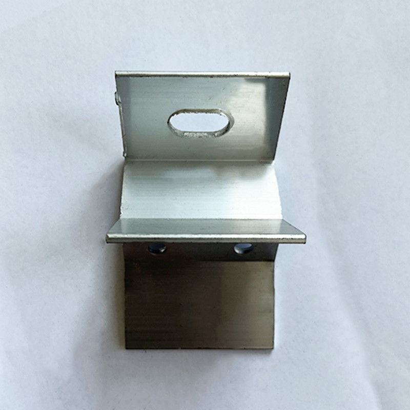 Aluminium Solar Roof Fixture Pemasangan Atap Trapesium Surya Pabrik Penjepit Panel Surya