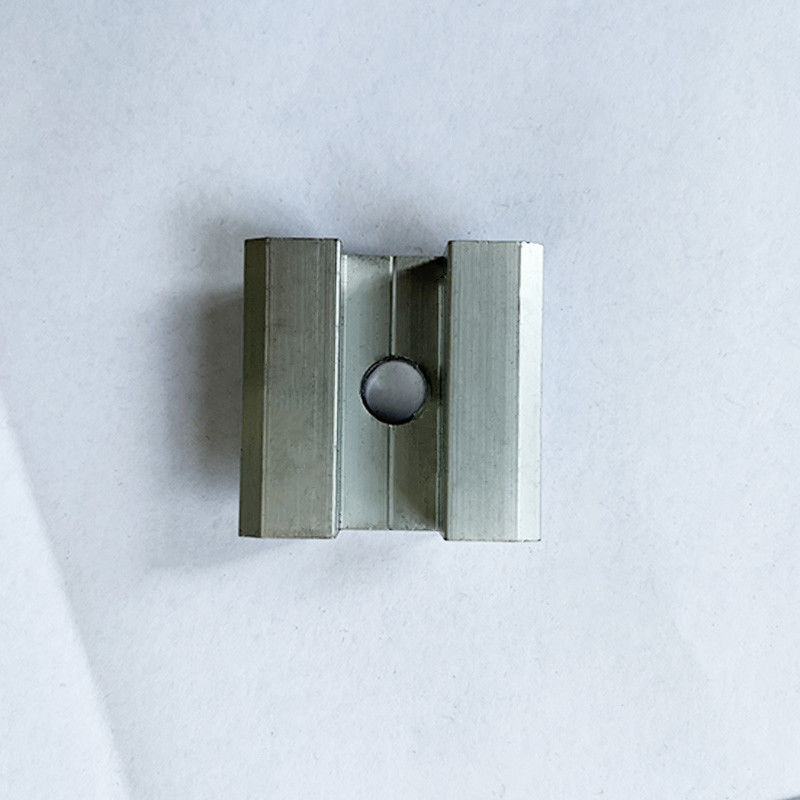 3.0mm Sampai 4.5mm Aluminium Solar Panel Mid Clamp Pv Mounting Kit Instalasi Cepat