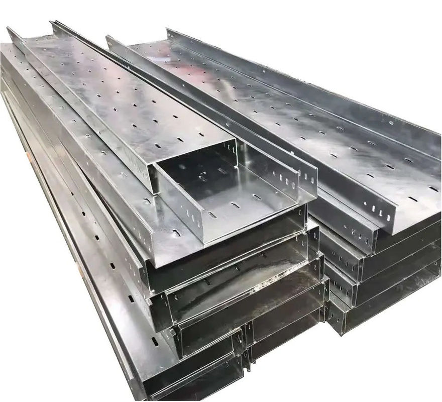 Pemasangan Sekrup Hot Dip Galvanized Cable Tray Berlubang Tebal 1.5-2.5mm