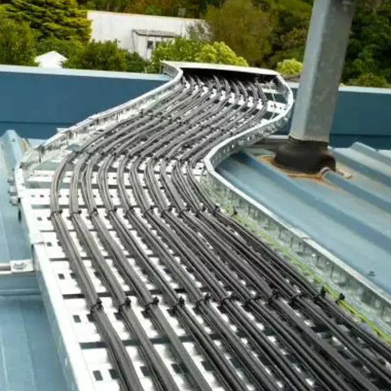 1.5 - 2.5mm Ladder Type Cable Tray Ketahanan Korosi Baki Kabel Baja Galvanis