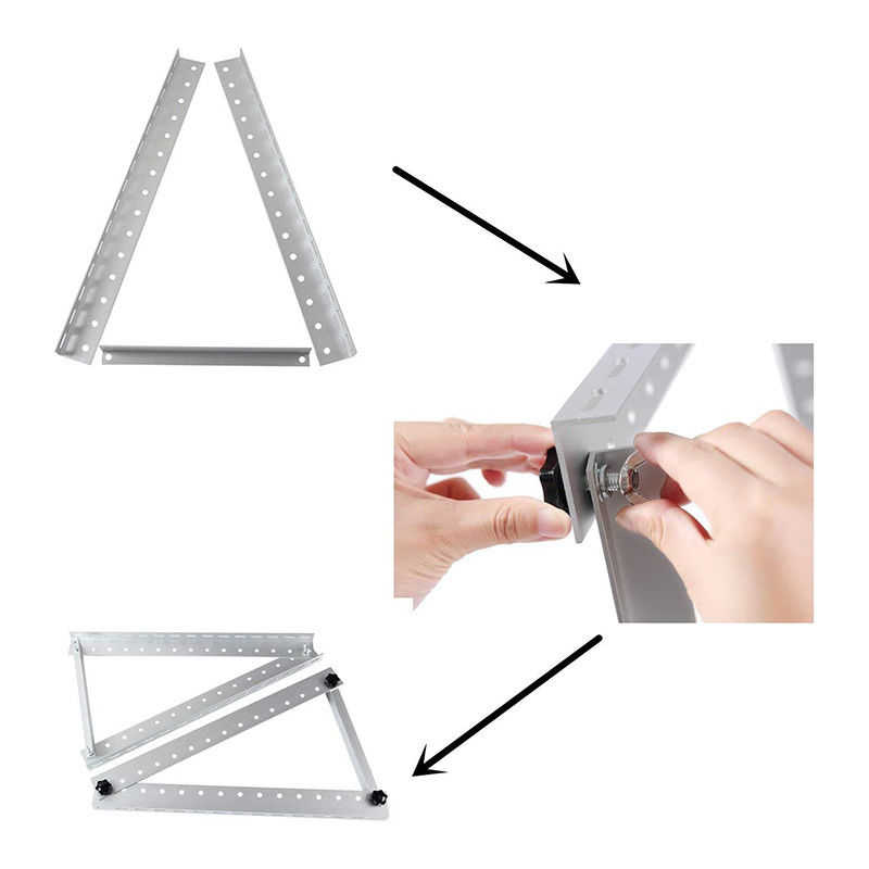 Wind Resistance Solar Panel Tilt Mount Kit Untuk Pemasangan Atap Semen