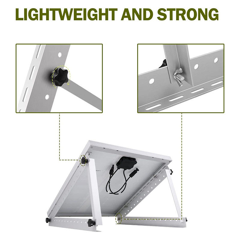 Wind Resistance Solar Panel Tilt Mount Kit Untuk Pemasangan Atap Semen