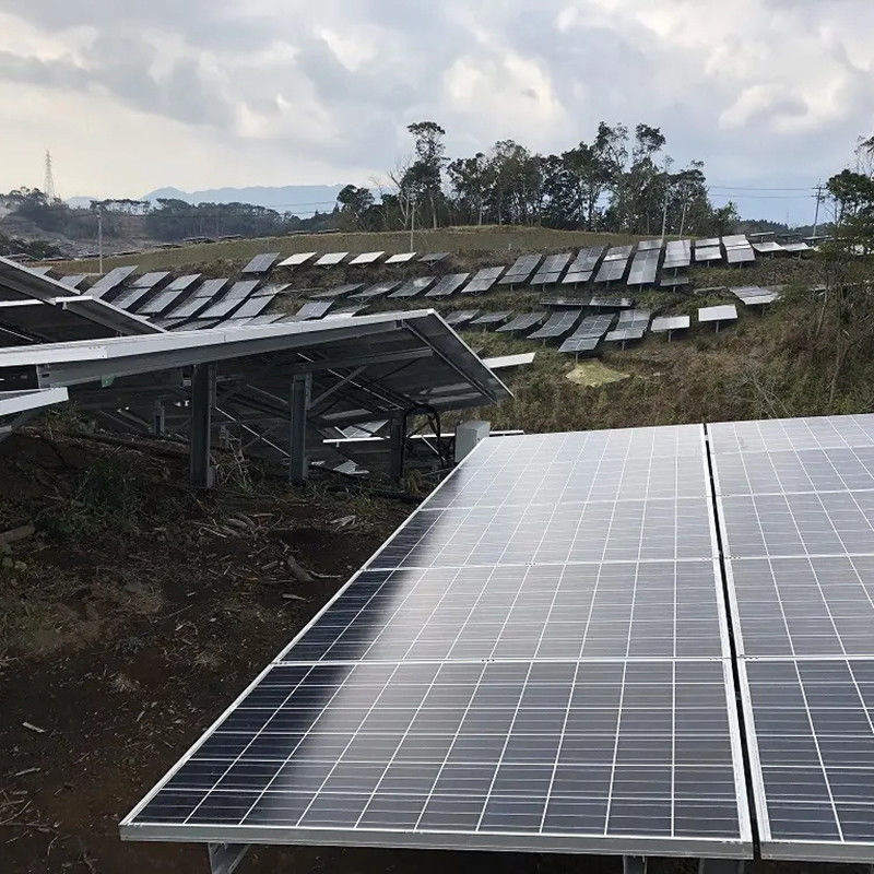 Sistem pemasangan panel surya untuk modul potret atau lanskap
