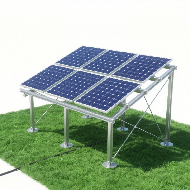 Harga Pabrik Struktur Panel Surya Pemasangan Rel Aluminium untuk Bracket Sistem Atap