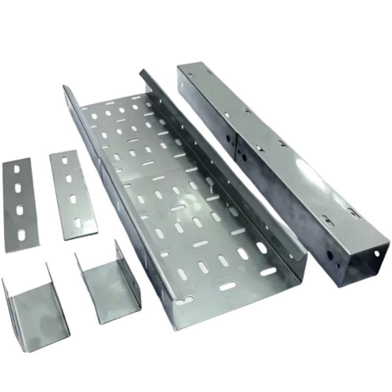 Electrical Galvanized Steel Cable Tray dan Perforated Cable Tray untuk Sistem Manajemen Kabel