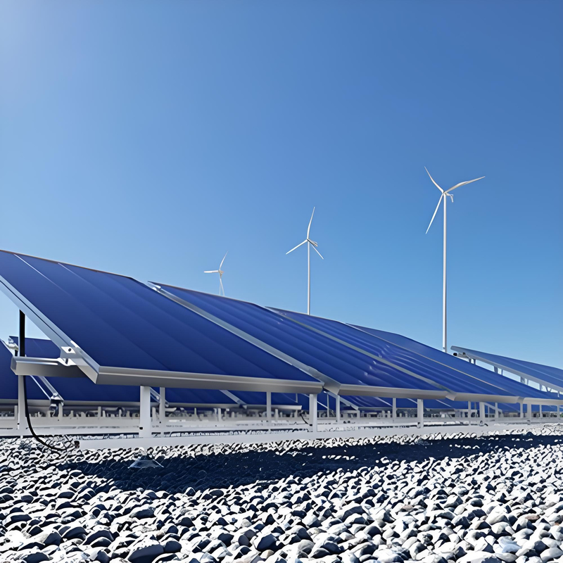 Bracket pemasangan surya tanah untuk pembangkit listrik tenaga surya PV berskala besar dan utilitas dengan komponen baja galvanis panas