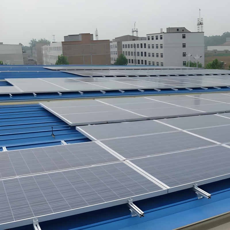 Bracket Pemasangan Atap Panel Surya Menyediakan Dukungan yang Stabil untuk Panel Surya di Atap Logam dengan Cepat dan Instalasi