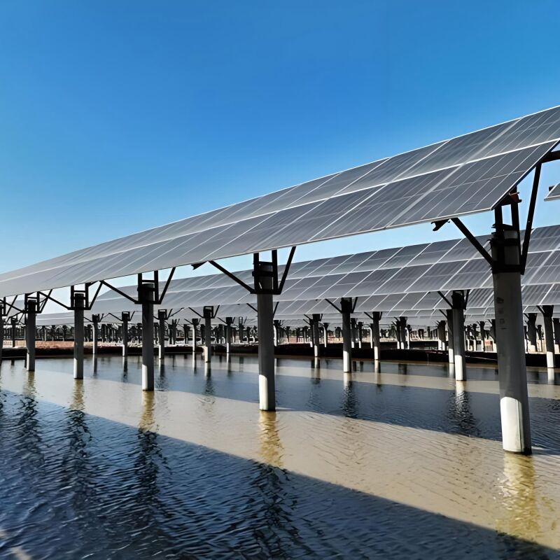 Ground Solar Mounting Brackets yang terbuat dari baja galvanis panas memberikan ketahanan korosi yang kuat untuk jangka panjang di luar ruangan