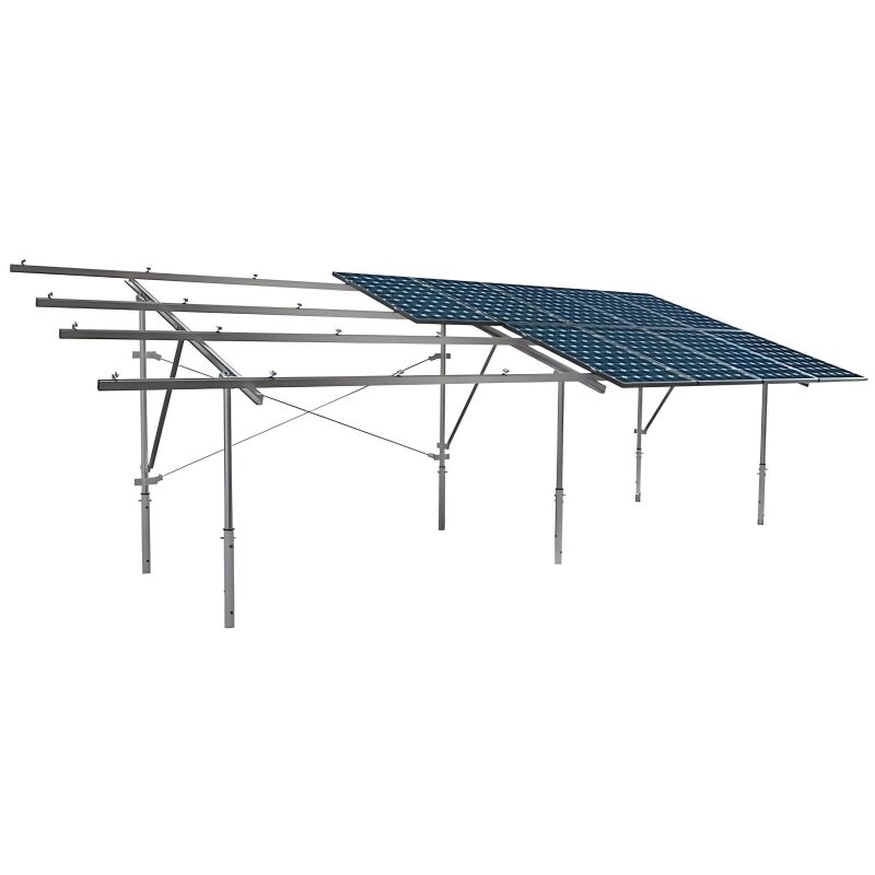 Bracket Pemasangan Panel Surya Desain Pra-Mengumpulkan Menghemat Waktu Pemasangan dan Memberikan Dukungan Kuat untuk Panel Surya